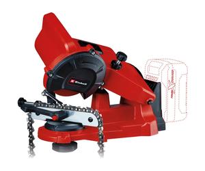 Affila catene motosega a batteria Einhell GE-CS 18 Li-Solo Ø 10,8 cm 18 V