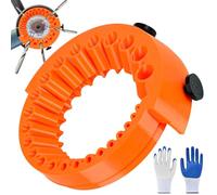 Affila Punte Trapano Professionale, Affilatrice Punte Trapano con Guanti, Power Drill Bit Grinding Attachment, Affilatore per Punte da Trapano per Trapano da 2-13mm e Smerigliatrice da 125mm