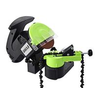 Bakaji Affilacatene Elettrico da banco per Catena Motosega Affila Catena con Serraggio Automatico e Angolo di Affilatura Regolabile Potenza 220 W 7500 Rpm 2Disco 108 mm Incluso