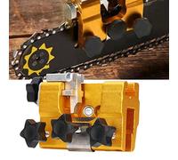 Affilacatene per Motosega, Portatile Manuale per Chainsaw Chain Sharpening Jig, Lega Di Alluminio Strumento per Affilare Seghe A Catena Ergonomico, Affilatrice Catena Motosega per Motoseghe E Seghe