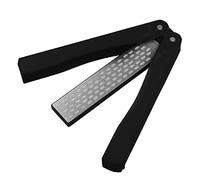 Affilacoltelli, 400/600 grit, borsa pieghevole Diamond Whetstone a mano, pietra affilacoltelli, per esterni, campeggio, cucina, giardino