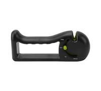 Affilacoltelli Affilacoltelli manuale portatile regolabile a 4 fasi per coltelli da Strumento multifunzionale durevole in plastica ABS di grado professionale (Verde)