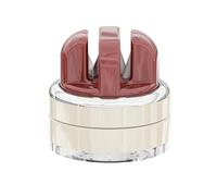 Affilacoltelli da cucina con base a ventosa, for coltelli forbici Accessorio professionale for affilare pietra for affilare, utensile da cucina a parete (2 pacchi)(Red)