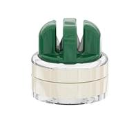 Affilacoltelli da cucina con base a ventosa, for coltelli forbici Accessorio professionale for affilare pietra for affilare, utensile da cucina a parete (2 pacchi)(Green)