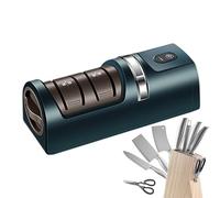 Affilacoltelli elettrico alla professionale, taglierina elettrica ricaricabile automatica, strumento per affilare , gadget da cucina multifunzione per cucinare, 12 W