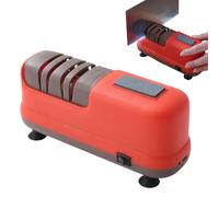 Affilacoltelli elettrico da cucina,Pietra Per Affilare A 4 Fasi,Con base a, ricarica USB per affilacoltelli da cucina | Per Seghe Da Giardino, Lavori A Rotella, Adulti Anziani E Chef