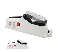 Affilacoltelli elettrico ricaricabile da 15,2 cm, coperchio protettivo, gadget durevole | per casa, hotel, ristorante, appartamento, aziende di noleggio e manutenzione delle