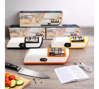 Affilacoltelli Elettrico USB Affila Coltelli 2 Fasi Cucina Professionale