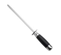 Affilacoltelli Manuale in Acciaio, Asta per Affilatura Professionale, Affilatore di Coltelli per Cucina, Affilacoltelli in Acciaio Diamantato, Honing Steel Manual Knife Sharpener per Forbici Coltelli