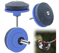 Affilacoltelli per Tosaerba Professionale, 3 Pezzi Affilatrice per Lame del Tosaerba, Affila Lama Tagliaerba, Lawnmower Dull Blade Sharpener Tool per Attrezzi da Giardino
