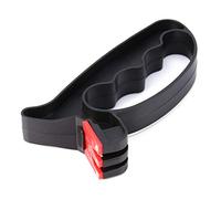 Affilacoltelli professionale, affilatore di forbici, 14 x 7 x 2,6 cm, forbici per affilare e afferrare il coltello,smerigliatrice