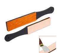 Affilacoltelli rasoio, cintura rasoio, tagliere manuale a doppia dimensione in pelle PU rasoio diritto cintura Strop affilacoltelli dritto