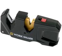 Work Sharp Pivot Plus - Affilacoltelli con elementi in carburo incrociati e aste in ceramica, colore nero, 8,90 cm