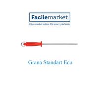 Affilatoio Acciaino Tondo cm 30 grana standart Manico Rosso Fischer