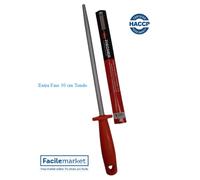 Affilatoio Acciaino Tondo cm 30 Manico Arancione Grana Extra Fine Fischer