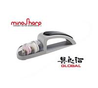 Global mino sharp plus affilatore coltelli in ceramica doppio stadio di affilatura - 4543455440022