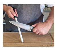 Affilatore in ceramica per coltelli in acciaio ø14x230 nero