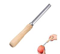 Affilatore Per Frutta, Strumento In Acciaio Inossidabile Per Estrarre Il Torsolo Delle Pere, Corer Manuale con Manico in Legno per Tagliare Cucinare Spremere Conserve Frutta Spiedini