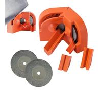 Affilatore Per Punta Da Trapano,Affilatrice Portatile per Punte con Ruote Abrasive - Attrezzo Portatile Per Affilare Con Ruote Da Molatura Per Muratura E Cobalto Elettrico
