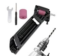 Affilatore per Punte da Trapano Smerigliatore | Utensile Smerigliatore Elettrico per Trapani | Attrezzo per Smerigliatura Multiuso,per Ufficio Officina Cucina Lavorazione Legno Edilizia Garage