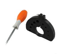 Affilatore per punte per trapano per Smerigliatrice Angolare Accessorio Affilatura Rapida Punta HSS Manuale Officina per fai Da Te Kit Portatile ABS(B)