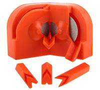 Affilatore Portatile per Punte da Trapano, Regolabile 2-16mm Arancione | Operazione Semplice per Principianti, Manutenzione degli Utensili, Plastica Arancione, per Hss e Casa