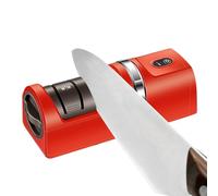 Affilatrice elettrica ricaricabile, affilatrice automatica per affilatura rapida, strumento di lucidatura rapida per forbici, cucina, sala da pranzo, panetteria, ristorante, casa all'aperto