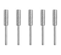 Affilatrice for motosega cilindrica rivestita da 4 mm,8 e 5, pietra for affilare le motoseghe, parti esterne (set 3 pezzi in oro, 2 (4 mm)) in argento, (5