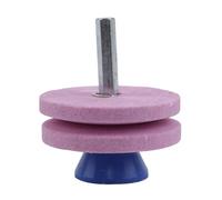 Affilatrice For Tosaerba, Utensile Universale For Affilatura, Mola A Doppio Strato, Affilatrice For Lame For Tosaerba, Affilatrice For Coltelli Più Veloce(Pink 2layer)