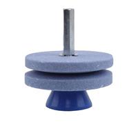 Affilatrice For Tosaerba, Utensile Universale For Affilatura, Mola A Doppio Strato, Affilatrice For Lame For Tosaerba, Affilatrice For Coltelli Più Veloce(Blue 2layer)