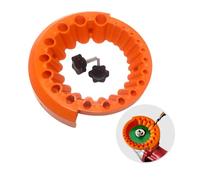 Affilatrice per punte da trapano, affilatrice per smerigliatrice, da 2 a 13 mm, 125 mm, portatile, multiuso, portatile, per affilatura (arancione)
