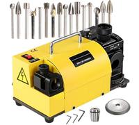 Affilatrice per punte da trapano, angolo regolabile da 90° a 135°, affila punte da 3-15 mm, ideale per affilatura di precisione di vari materiali