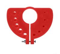 Affilatrice per punte da trapano, multiuso, strumento portatile per affilare punte da trapano, strumento guida per affilatura, punta da trapano per affilatura (rosso)