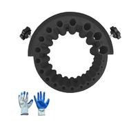 Affilatrice per Punte da Trapano, Smerigliatrice Strumento di Macinazione, Affilapunte Multiuso Affilapunte per Trapano, Punte da Trapano da 2 a 13mm, per Smerigliatrice da 115mm e 125 mm(Nero)