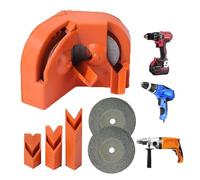 Affilatrice per trapano, strumento di rettifica per punte, compatibilità rotativa ad alta velocità, dimensioni compatte, accessorio multiuso per affilatura per scalpello, elettrico, riparazione in