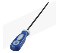 Affilatrice rotonda in acciaio per motosega, per smerigliatura 4 mm, 4,8 mm, 5,5 mm, lama per sega elettrica con manico in plastica, 290 mm (4,0 mm)