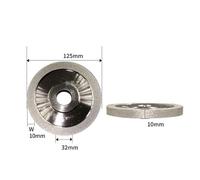 Affilatrice speciale for mola diamantata CBN da 125 mm, mola parallela in lega di acciaio al tungsteno ceramico Per principianti e fai da te(320Grits,175MM)