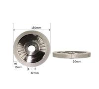 Affilatrice speciale for mola diamantata CBN da 125 mm, mola parallela in lega di acciaio al tungsteno ceramico Per principianti e fai da te(320Grits,100mm)