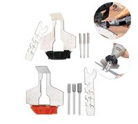 Affilatura Smerigliatrice Elettrica Strumento Affilare la Motosega Trapano per Utensili Affilacatene Elettrico Accessori per Smerigliatrice Elettrica per Affilare Affilatrici per Seghe a Catena(2 Set)