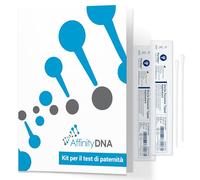 AffinityDNA Kit per Test DNA di Paternità - Test Genetico con Tamponi Buccali Accurato al 99,99% | per Padre e 1 Figlio 21 Loci | Esito in 4 Giorni Lavorativi | Senza Costi Aggiuntivi