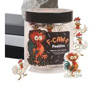 Affirmation Box, Pollo Motivation Card Con 60 Carte, Incoraggiamento Supporto Positivo Kit Affirmation Box, Per Amici Colleghi Ragazzi Adolescenti E Ragazze Adolescenti Vacanze Incoraggiamento
