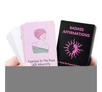 Affirmation Cards, Inspirational Quote Cards, Motivational Care Deck, 2.36x3.54 Inches, 60 Pieces for Women, Teens Mental Wellness Home Daily Practice Travel, Long Lasting Use
