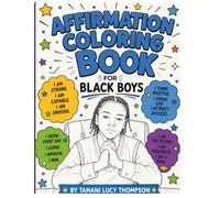 Affirmation coloring book: for black boys