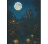 Affirmation Journal - Moonlight Garden Reflection: A guided space to nurture confidence, gratitude, and personal growth