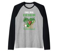 Affittacamere Chill Mal ICH Bin Im Ruhestand Rente Maglia con Maniche Raglan
