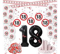 Affivia Segnale stradale palloncino decorazione compleanno (18° compleanno)