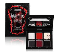 Afflano Palette di ombretti rosso Nero Smokey Gothic Makeup Eyeshadow, Vampiro Sangue Grufti Halloween Trucco Tavolozza Trucco Ad Alta Pigmentazione Scuro Ombretto Pagliaccio SFX
