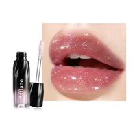 Afflano Witch Ritual Lip Gloss 01 Phantom Dream, base trasparente con blu, viola, bianco e oro, effetto perlato 3D, per labbra piene, vegano