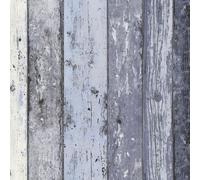 Affliggere Pannello di Legno Parati AS Creation Blu Naturale Con Muro Decor New