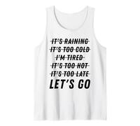 Afflitto Sono Stanco, Fa Troppo Freddo, Andiamo a divertirci in Palestra Canotta